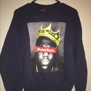 NOTORIOUS BIG Crewneck sweater